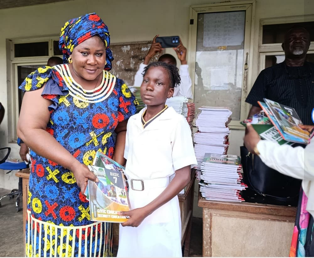 Images showing our impact in communities by books donations
